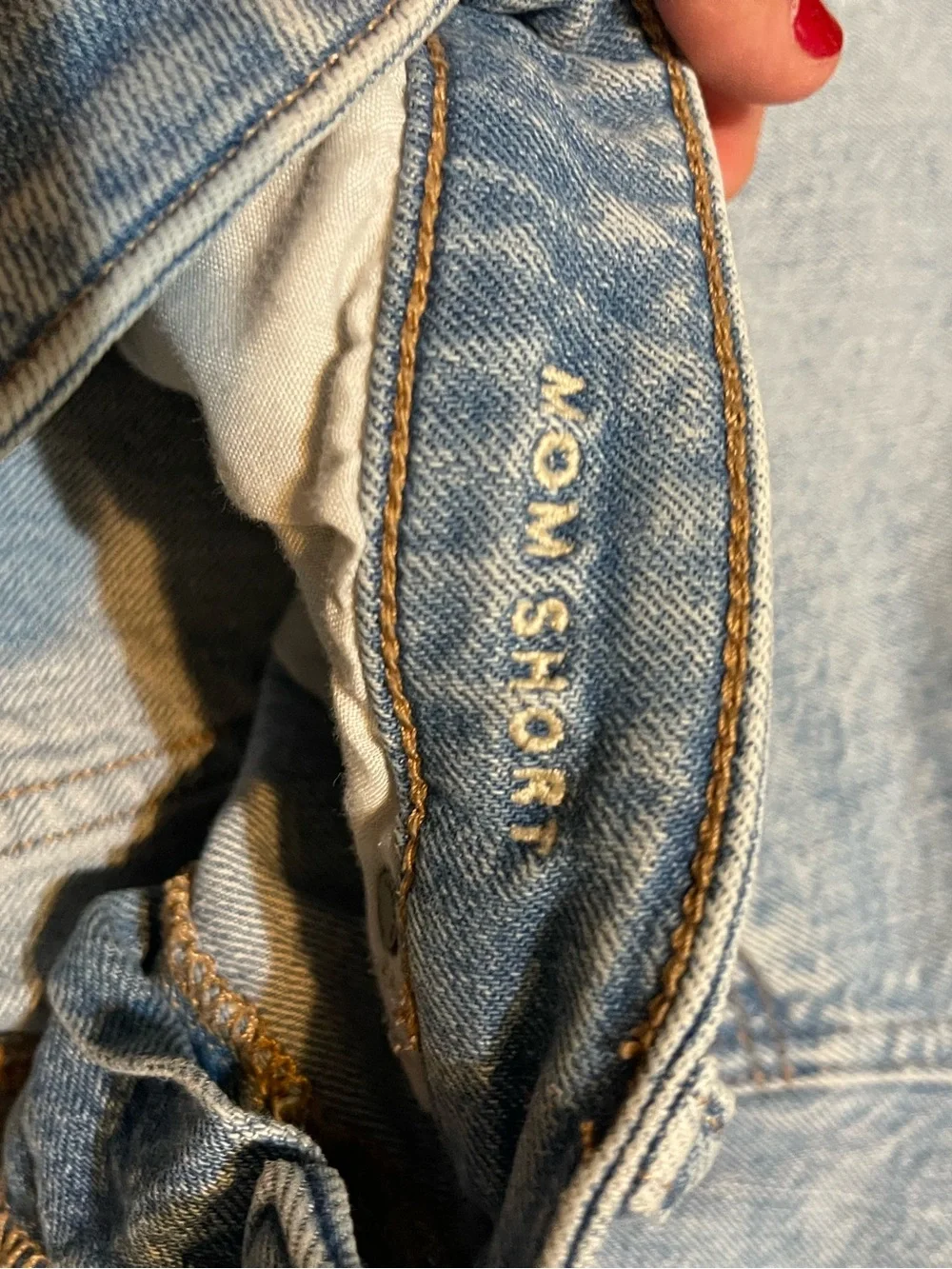 American eagle High-Rise mom shorts Light Blue Denim Shorts